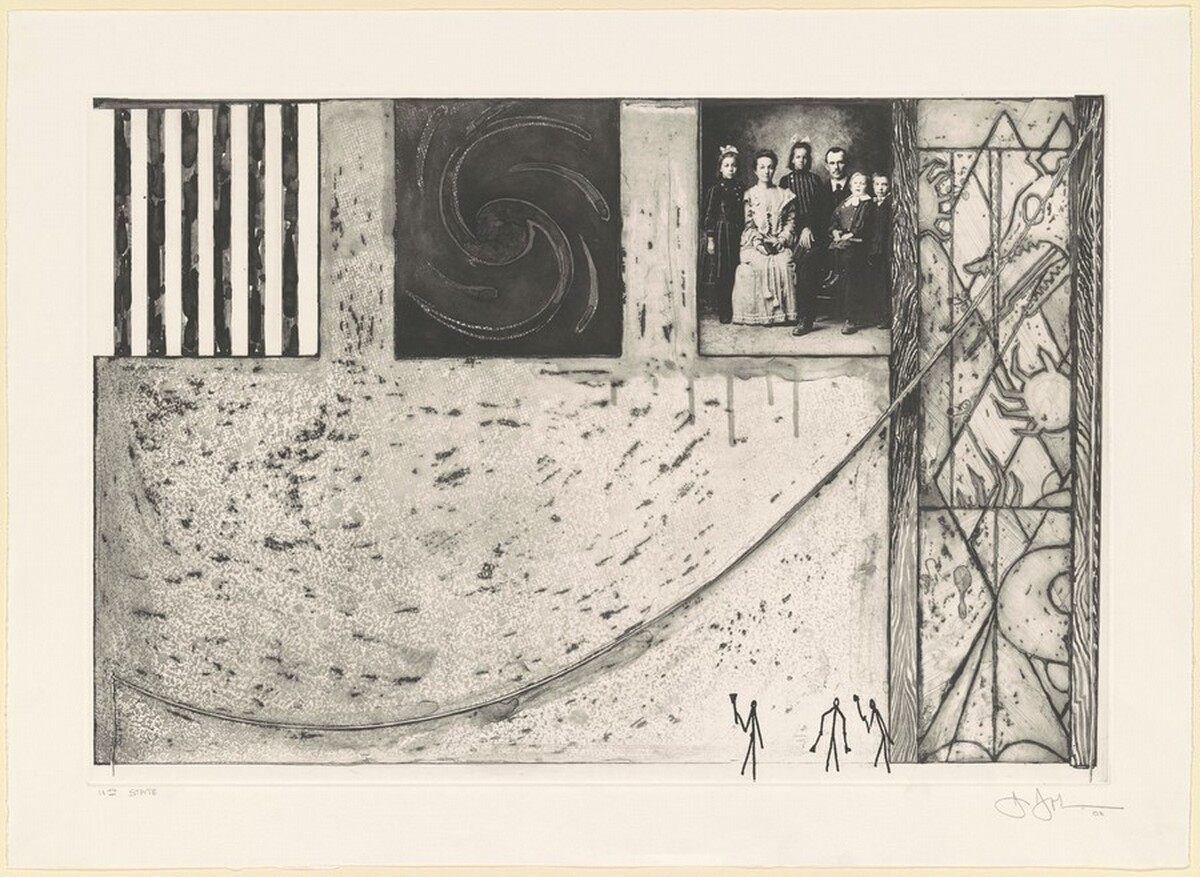 Untitled [state proof of 11th state] by Jasper Johns
