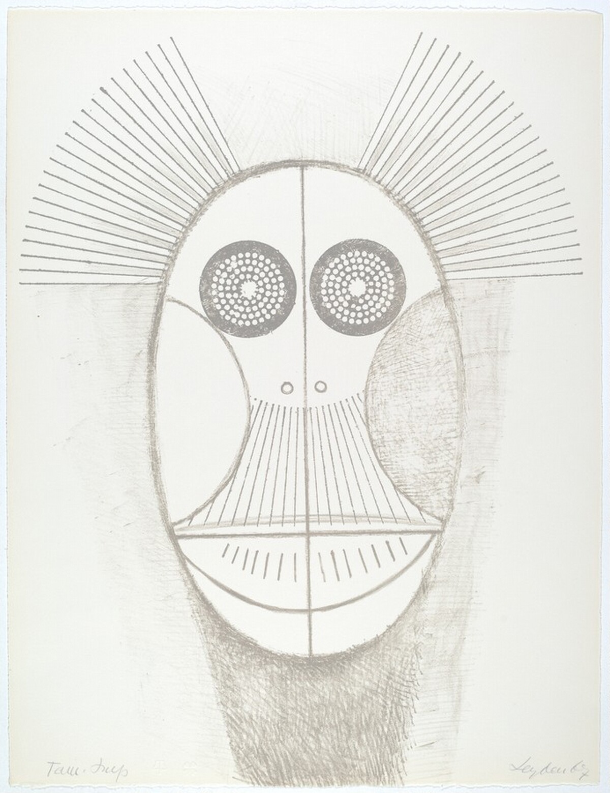 Emaciated Owl II by Ernst Van Leyden