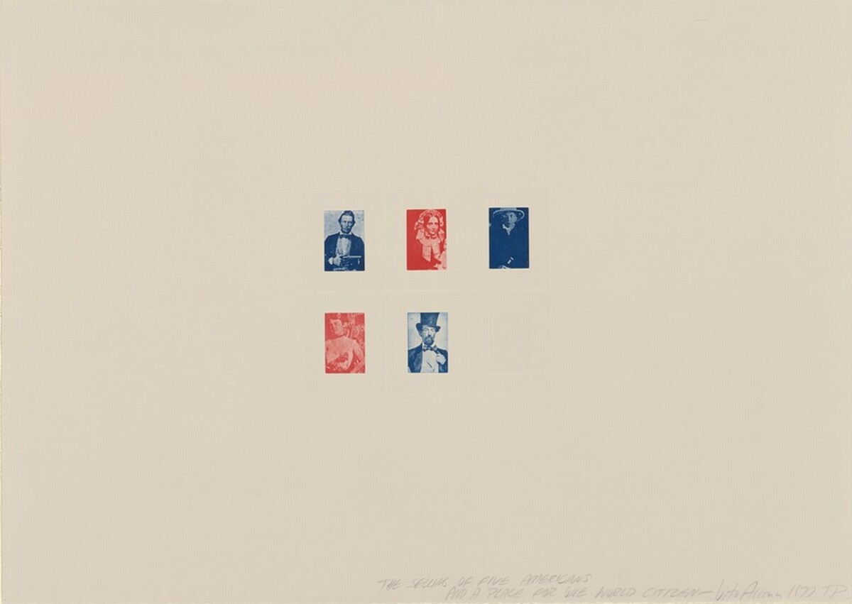 The Selling of Five Americans and a Place for One World Citizen by Vito Acconci