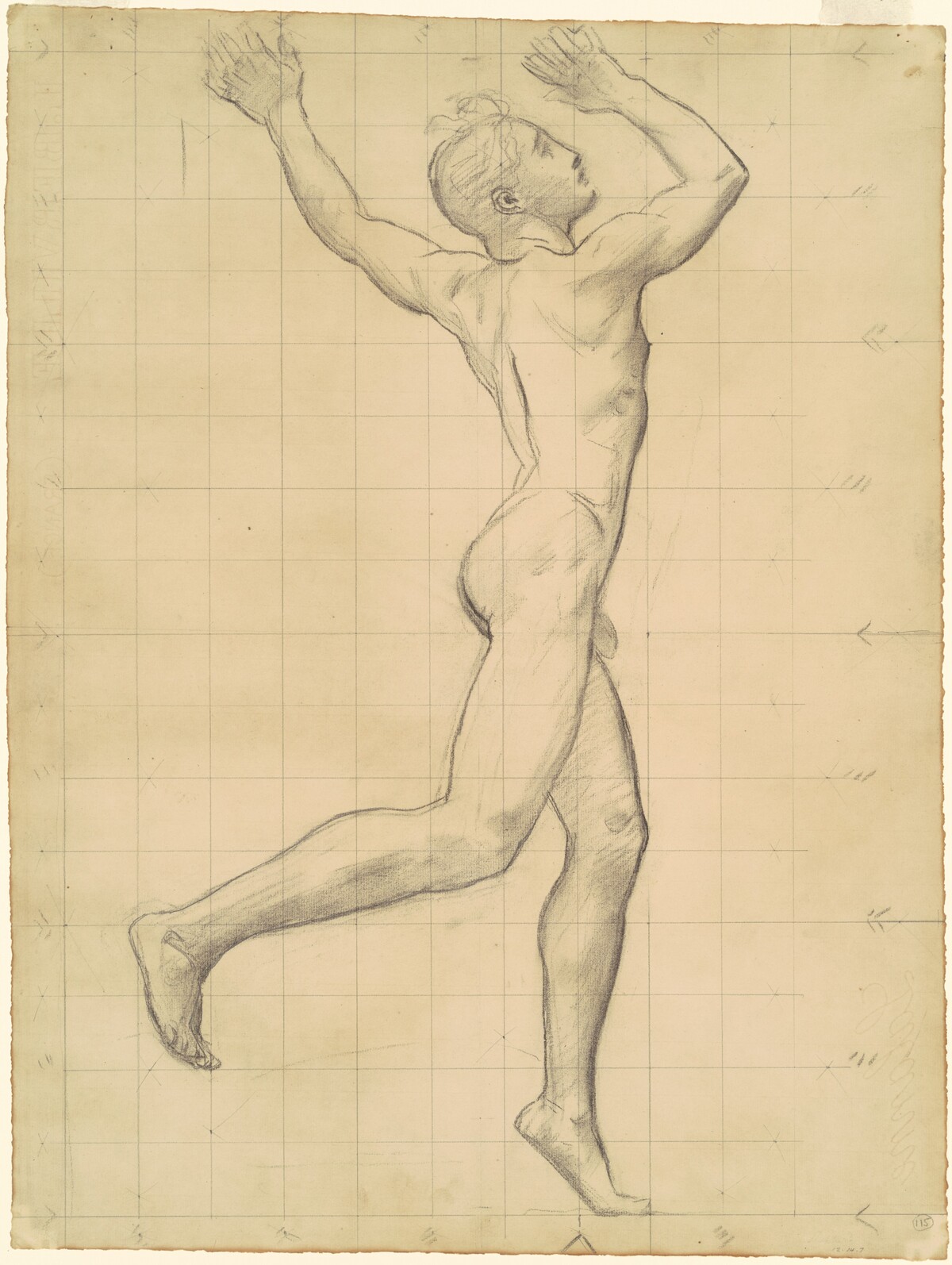 Study of Apollo for "Apollo and Daphne" by John Singer Sargent