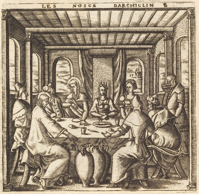 The Wedding at Cana (Christ Changes Water to Wine)