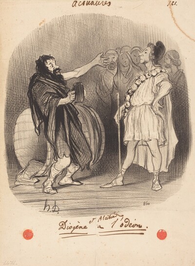 Diogène et Alcibiade a l'Odéon