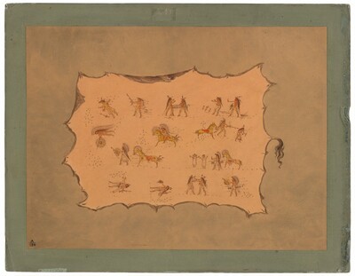 Facsimile of the Robe of Mah-to-toh-pa - Mandan
