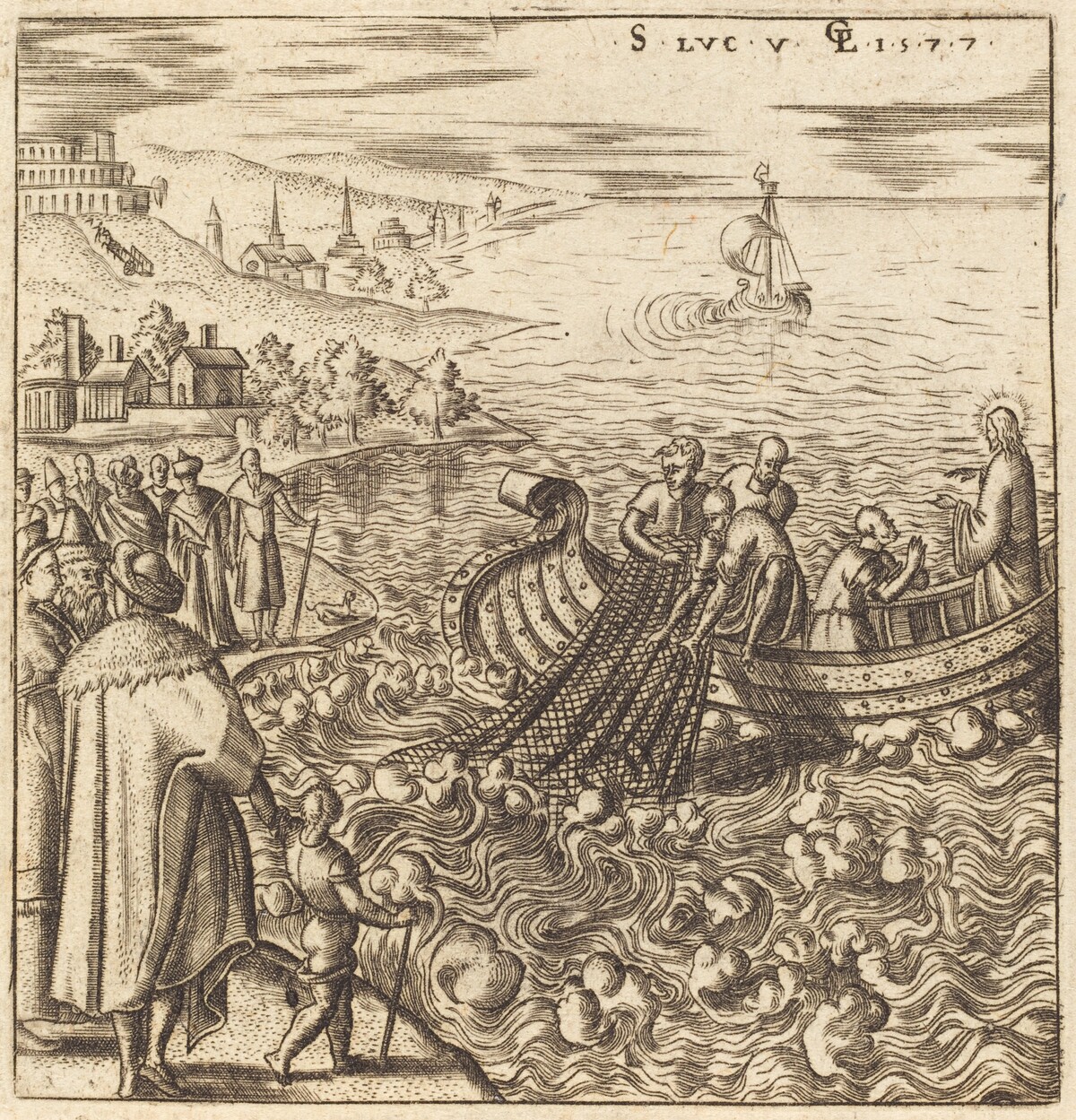 The Miraculous Draught of Fishes by Léonard Gaultier