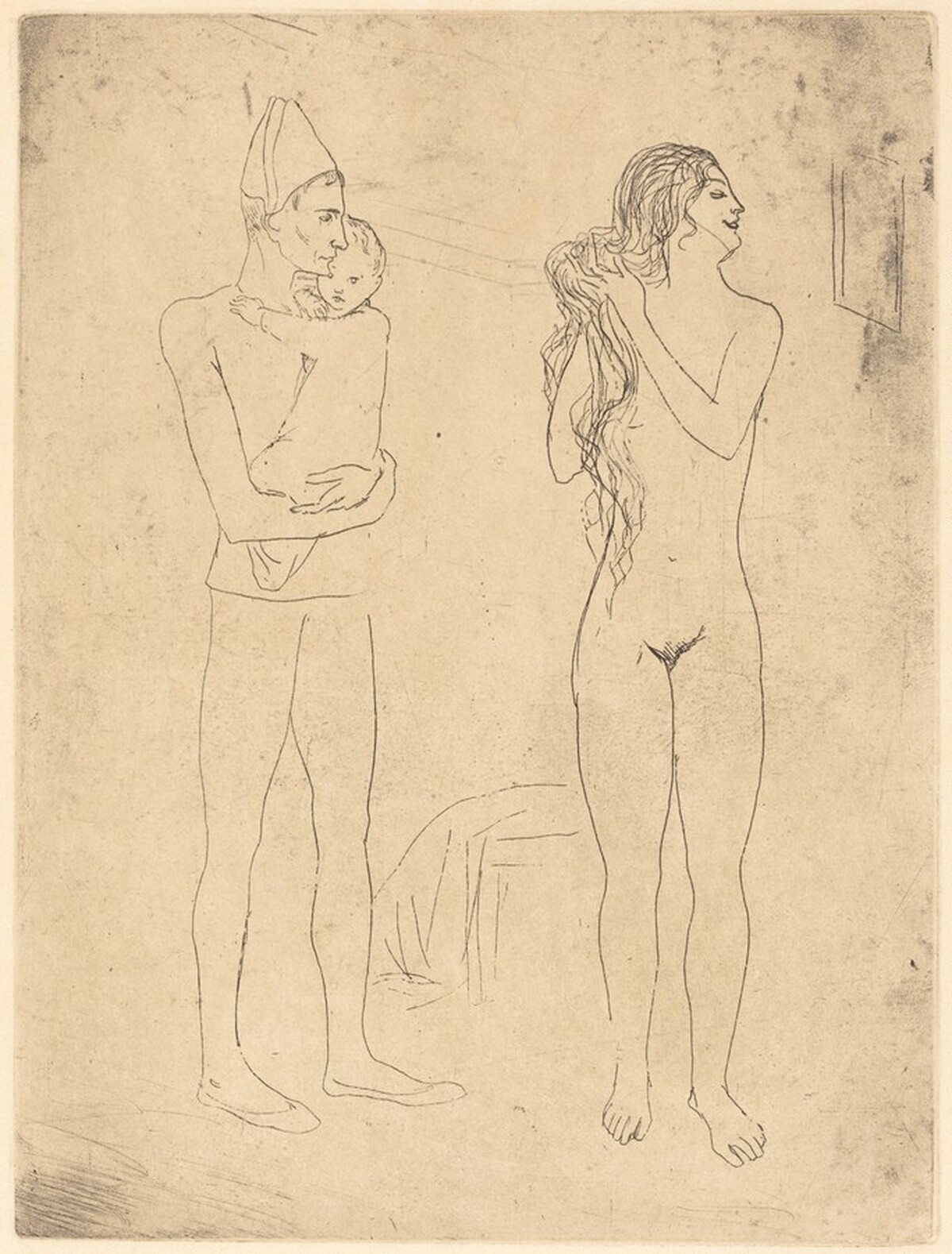The Mother's Toilette (La toilette de la mère) by Pablo Picasso