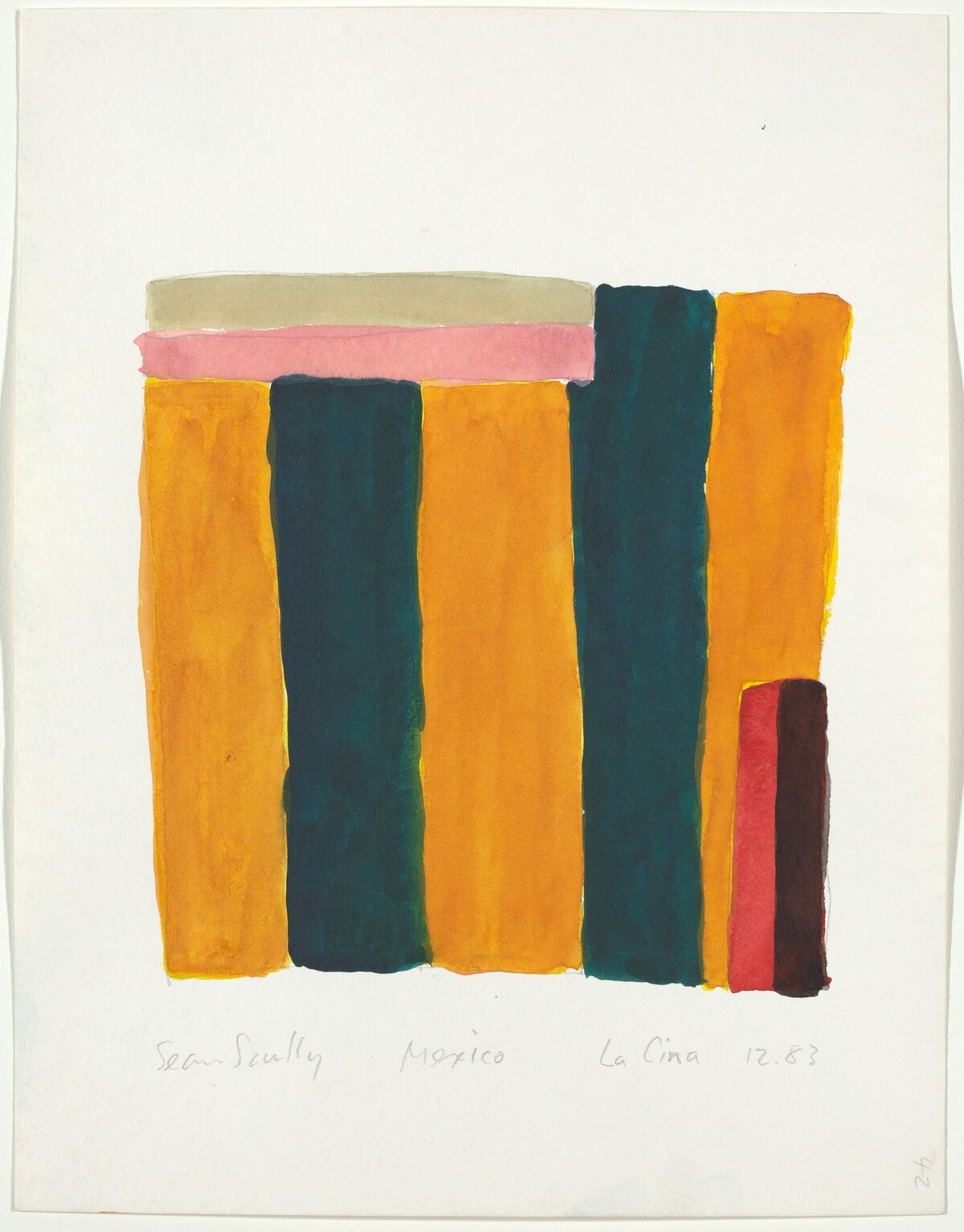 Mexico La Cina by Sean Scully