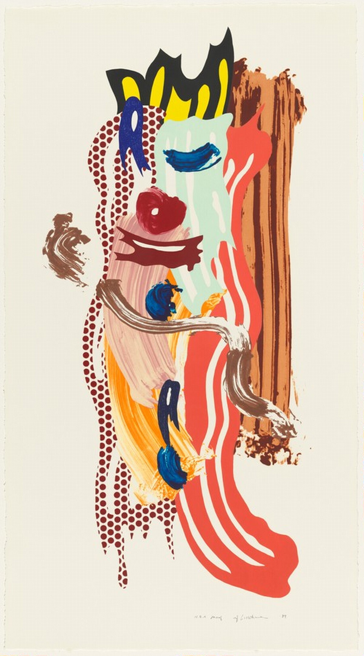 Roads Collar by Roy Lichtenstein