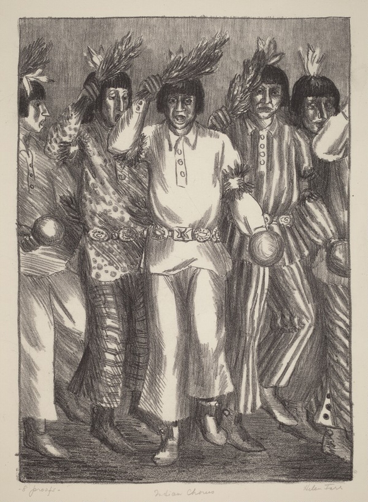 Indian Chorus by Helen Farr Sloan