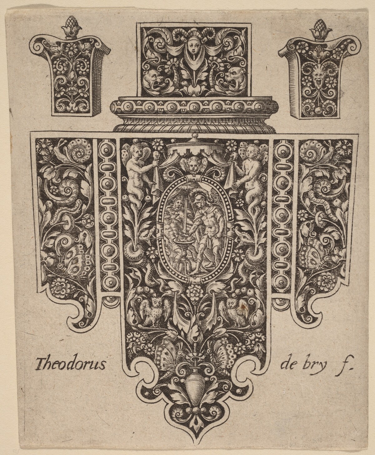 Ornament by Theodor de Bry