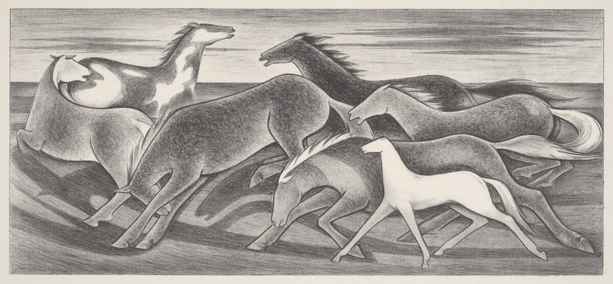 Wild Horses by Frank Mechau