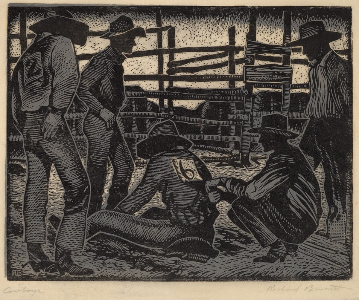 Cowboys by Richard Bennett