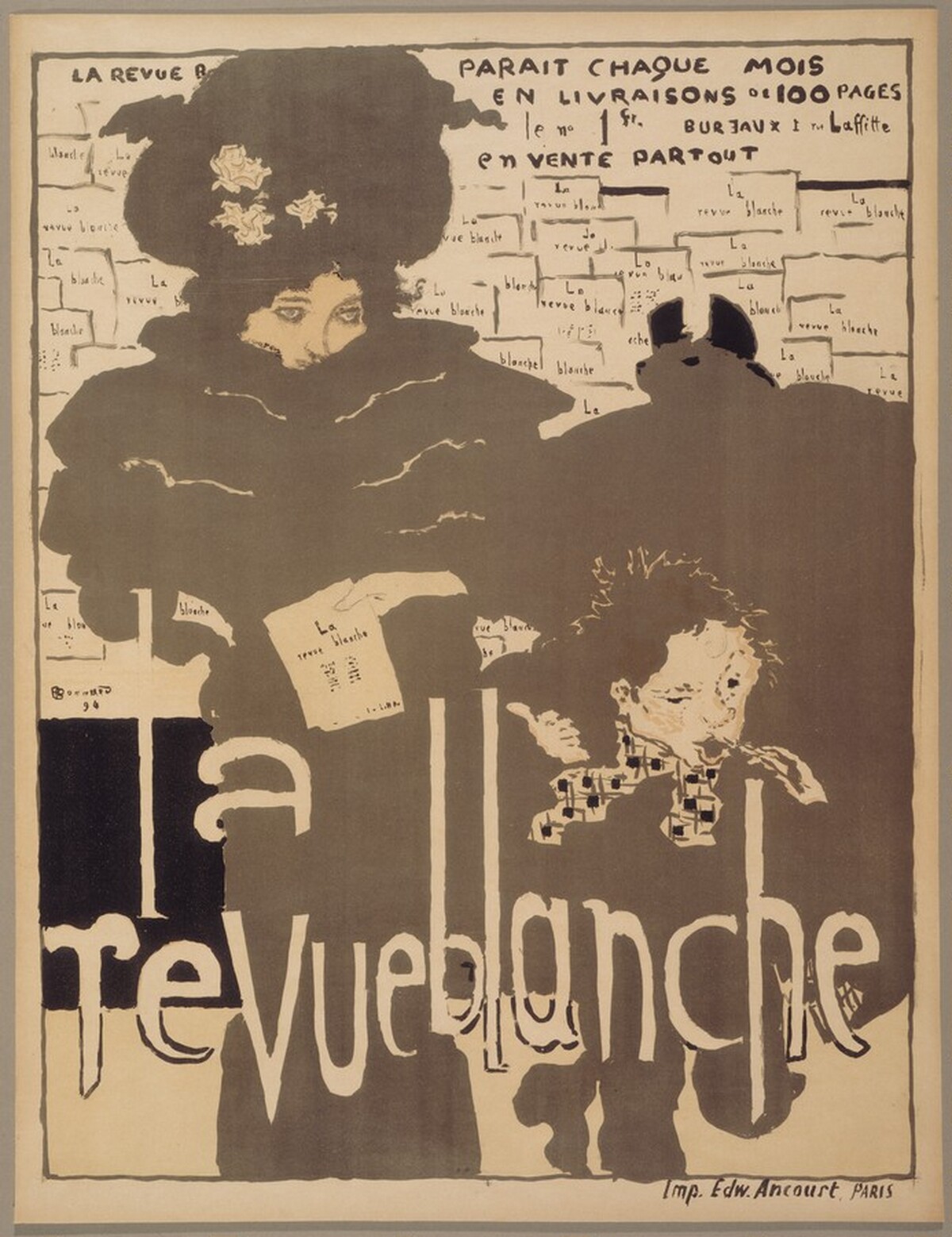 Poster for "La Revue blanche" by Pierre Bonnard