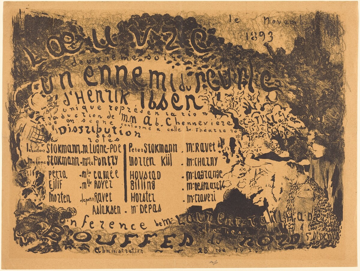 Un Ennemi du peuple by Edouard Vuillard