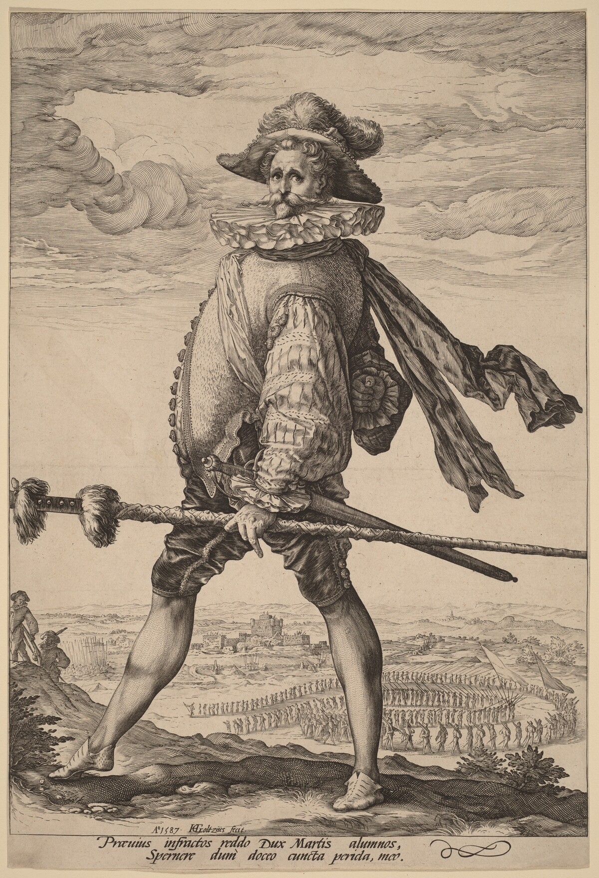 The Captain of the Infantry by Hendrik Goltzius