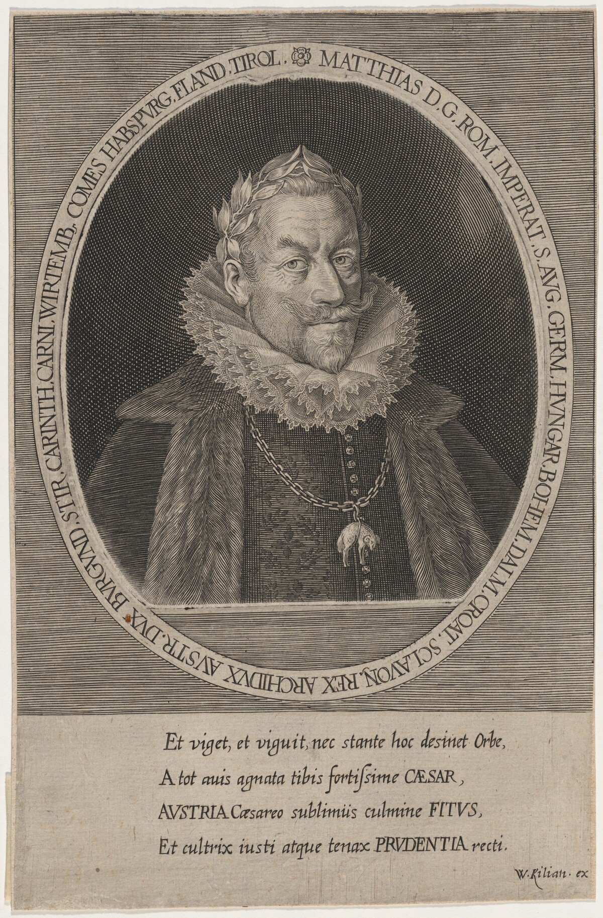 Emperor Matthias by Wolfgang Philipp Kilian