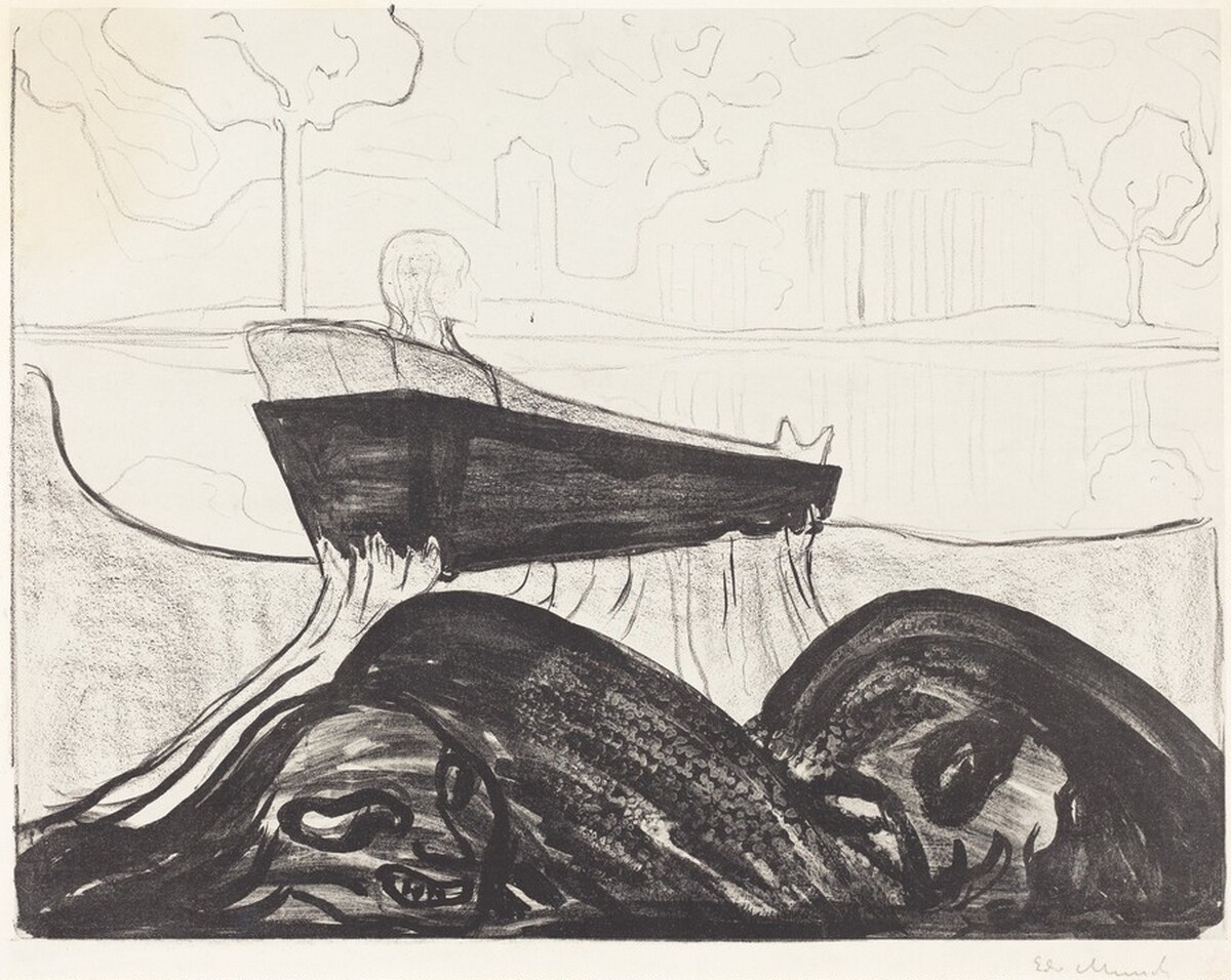 In the Land of Crystals by Edvard Munch