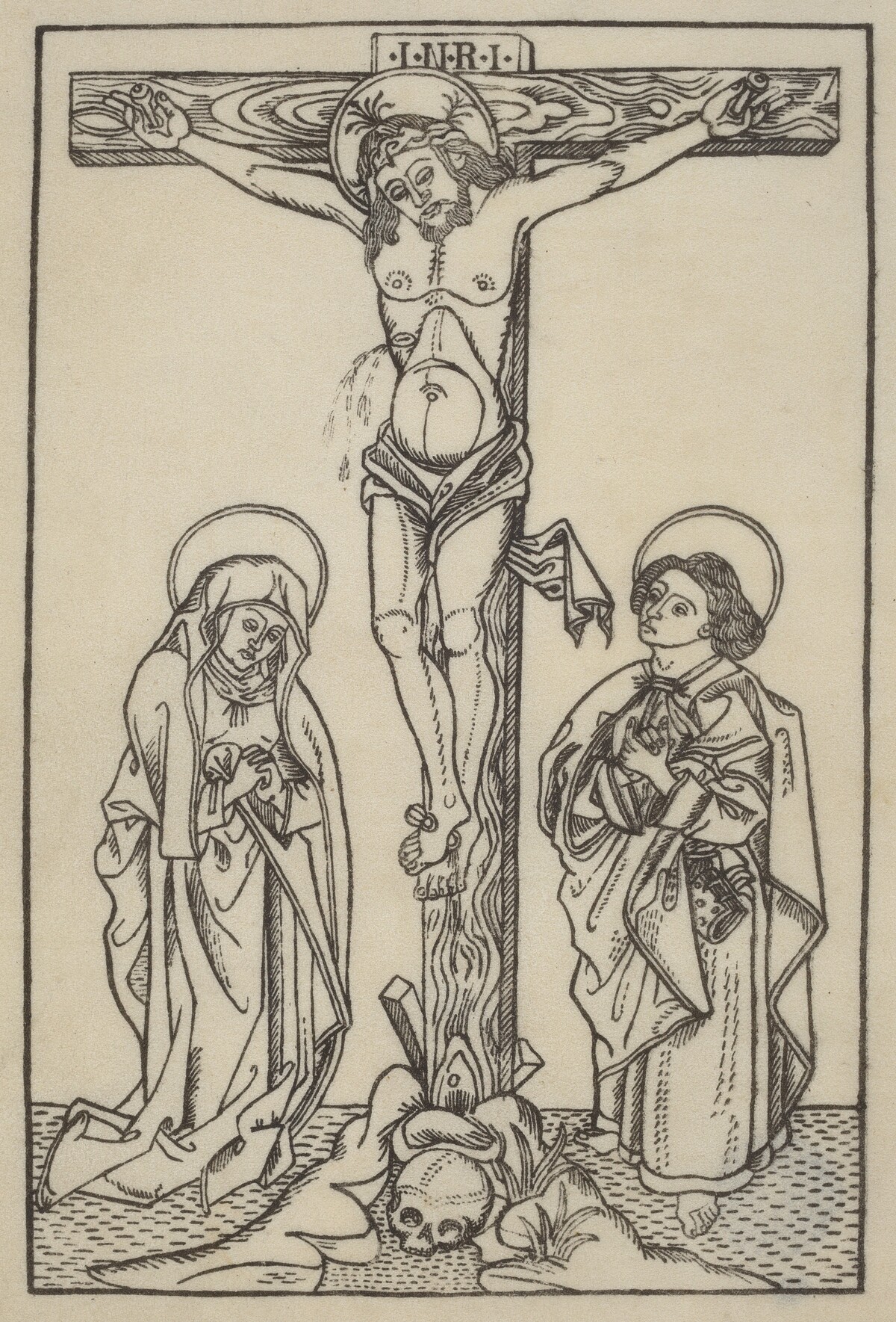 Christ on the Cross by Italian 15th Century or Attributed to Master I.D.