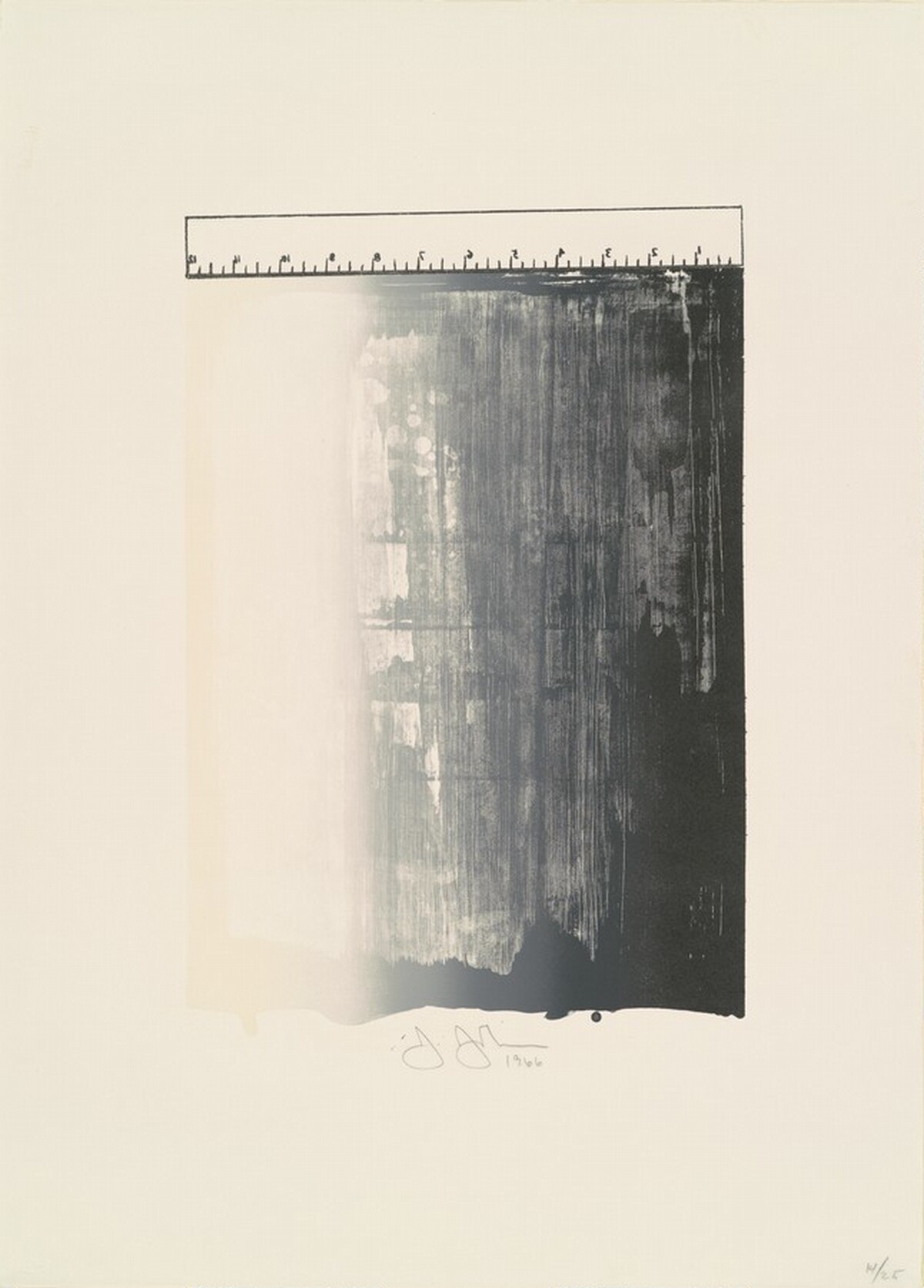 Ruler by Jasper Johns