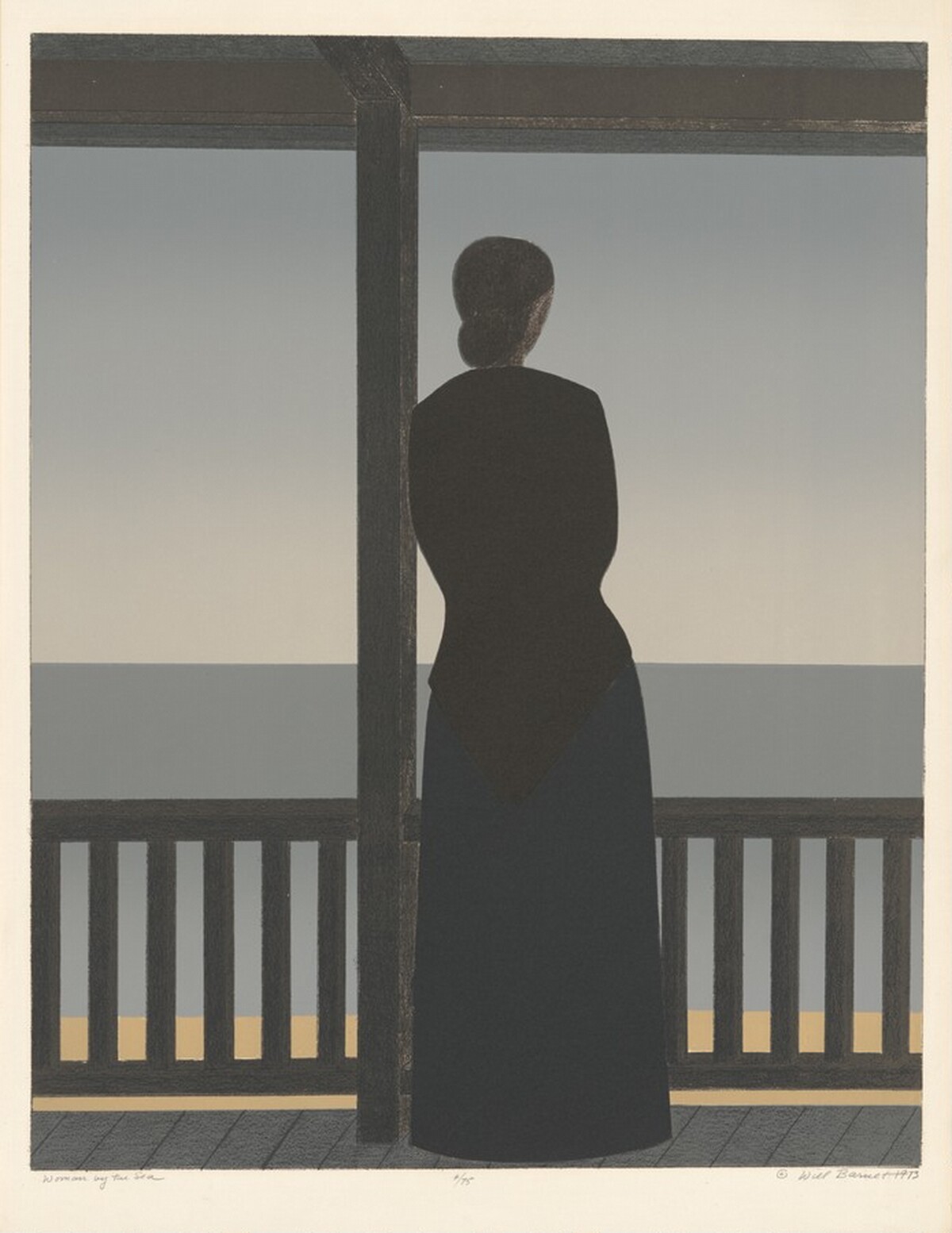 Woman by the Sea by Will Barnet