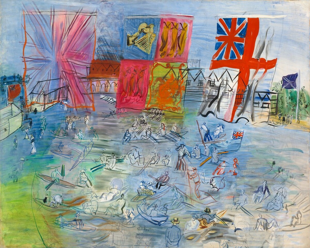 The Regattas at Henley by Raoul Dufy