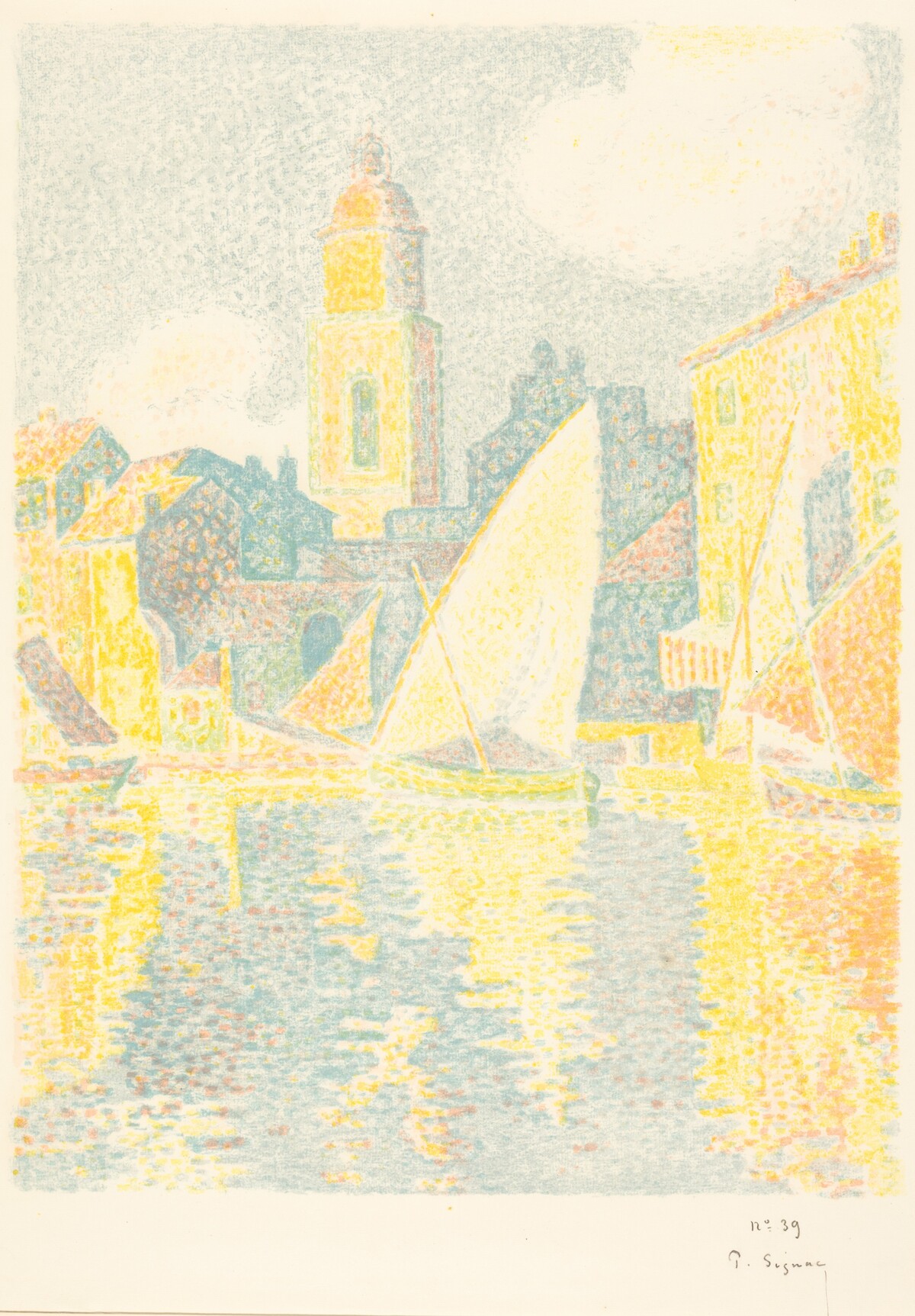 St. Tropez: The Port (Saint-Tropez: Le port) by Paul Signac