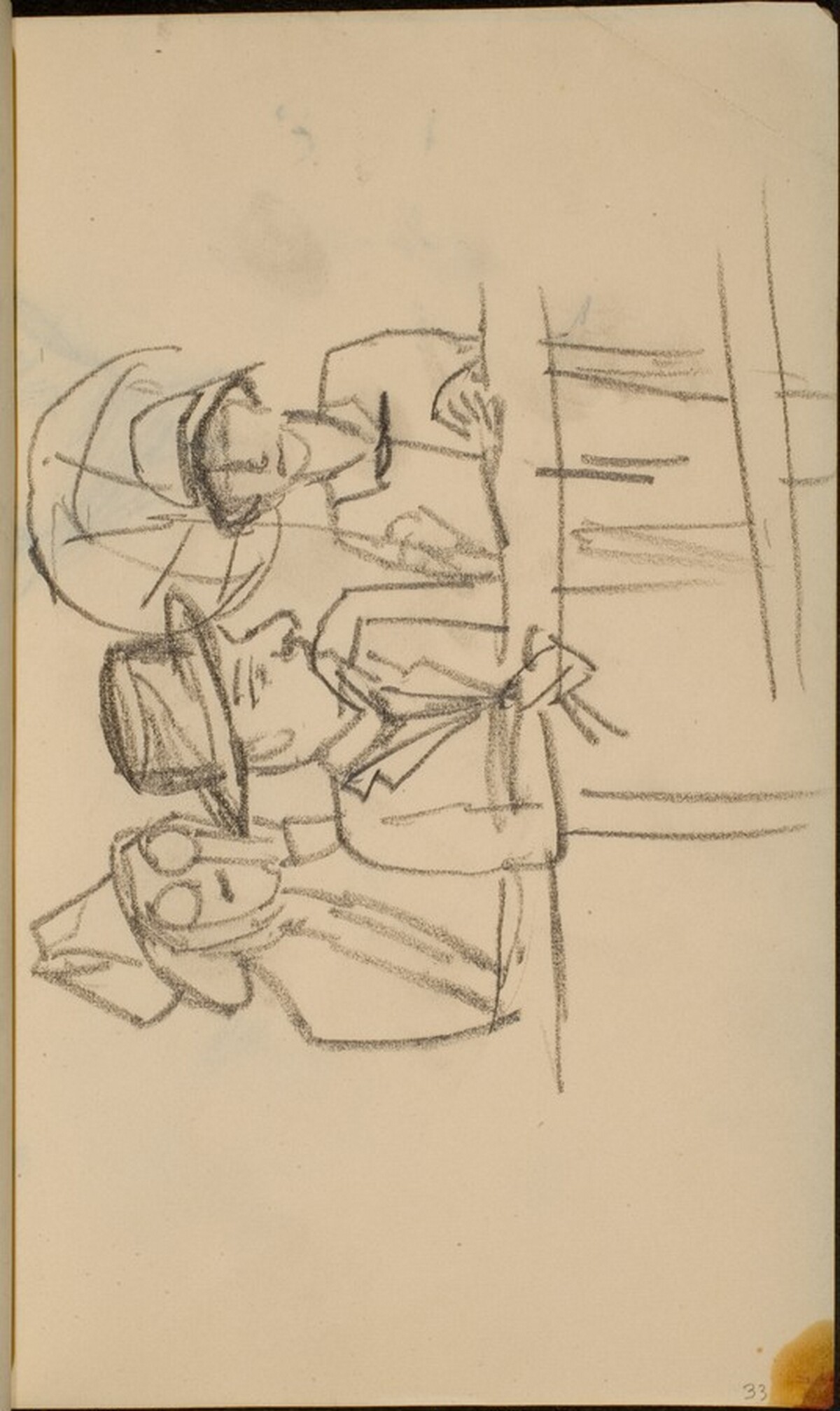 Zuschauer (A Vista) [p. 33] by Max Beckmann
