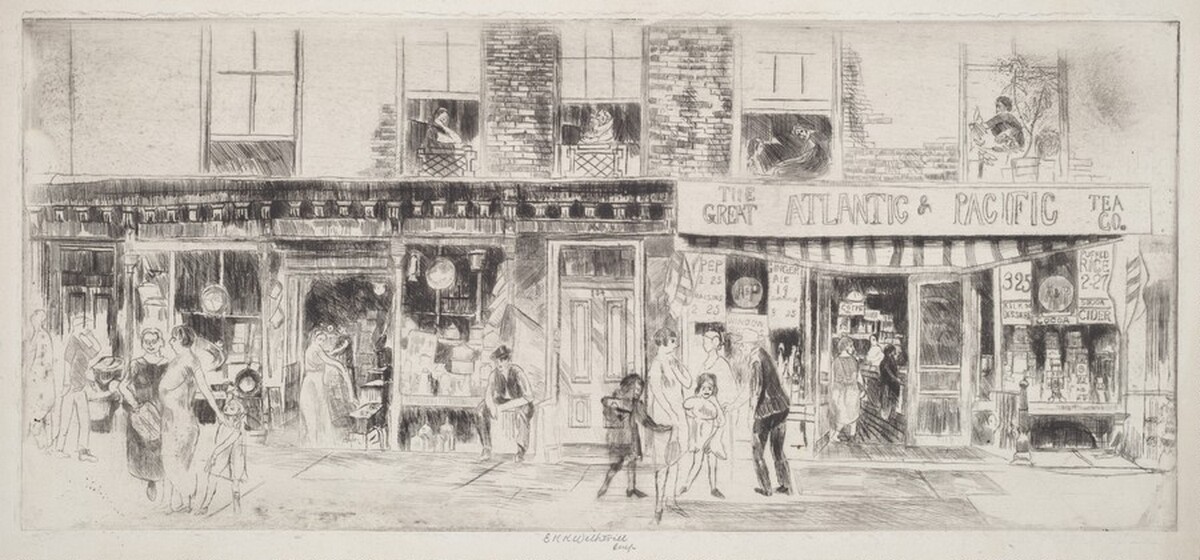 East Side Shops by Elisha Kent Kane Wetherill