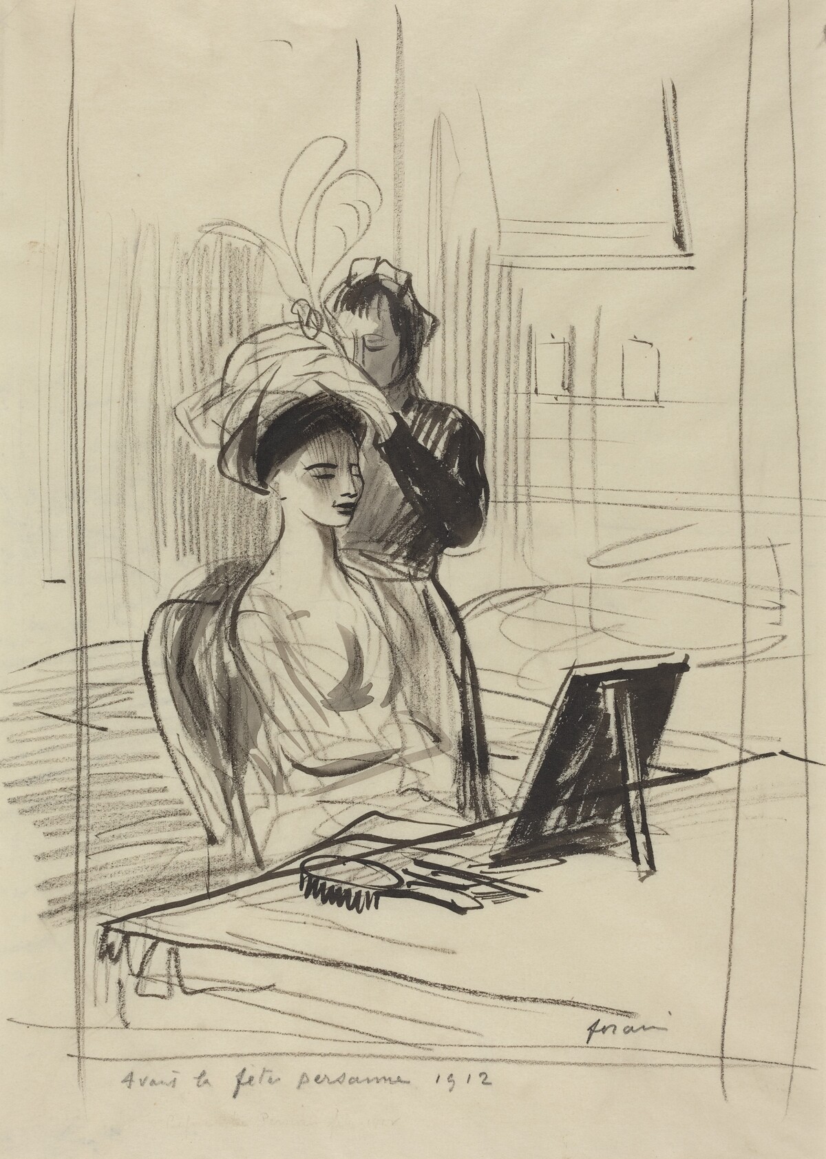 Avant la fête persanne by Jean-Louis Forain