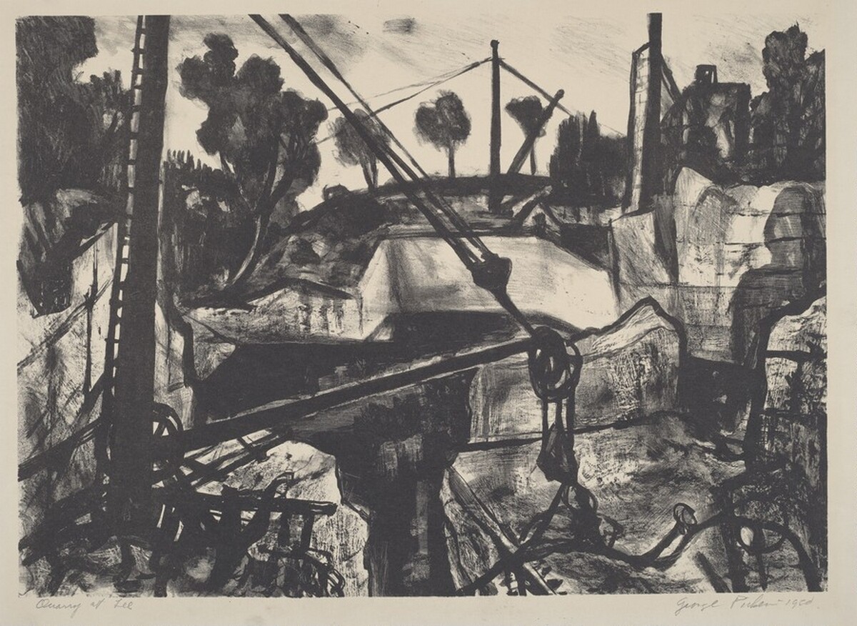 Quarry at Lee by George A. Picken