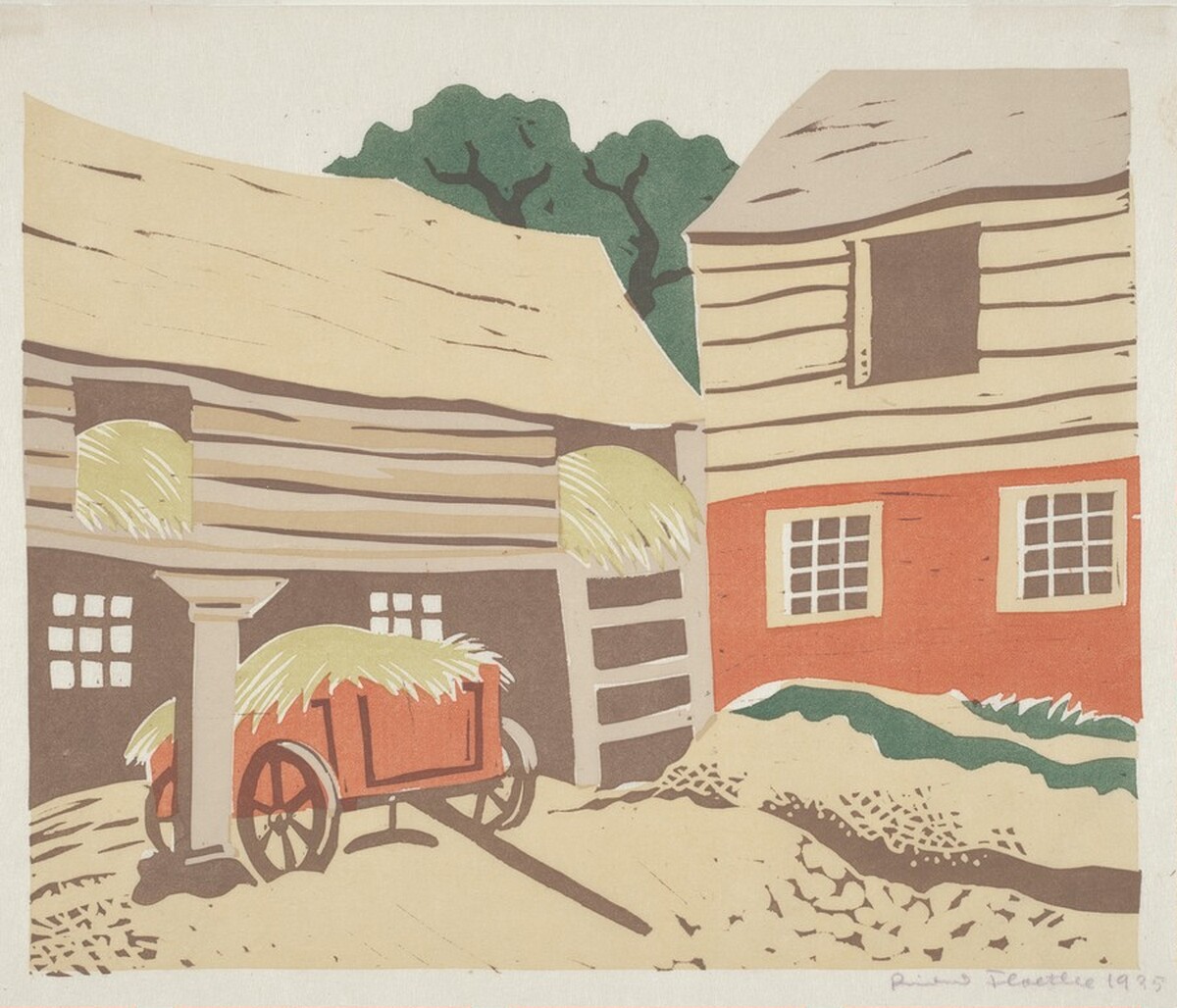 Barnyard by Richard Floethe