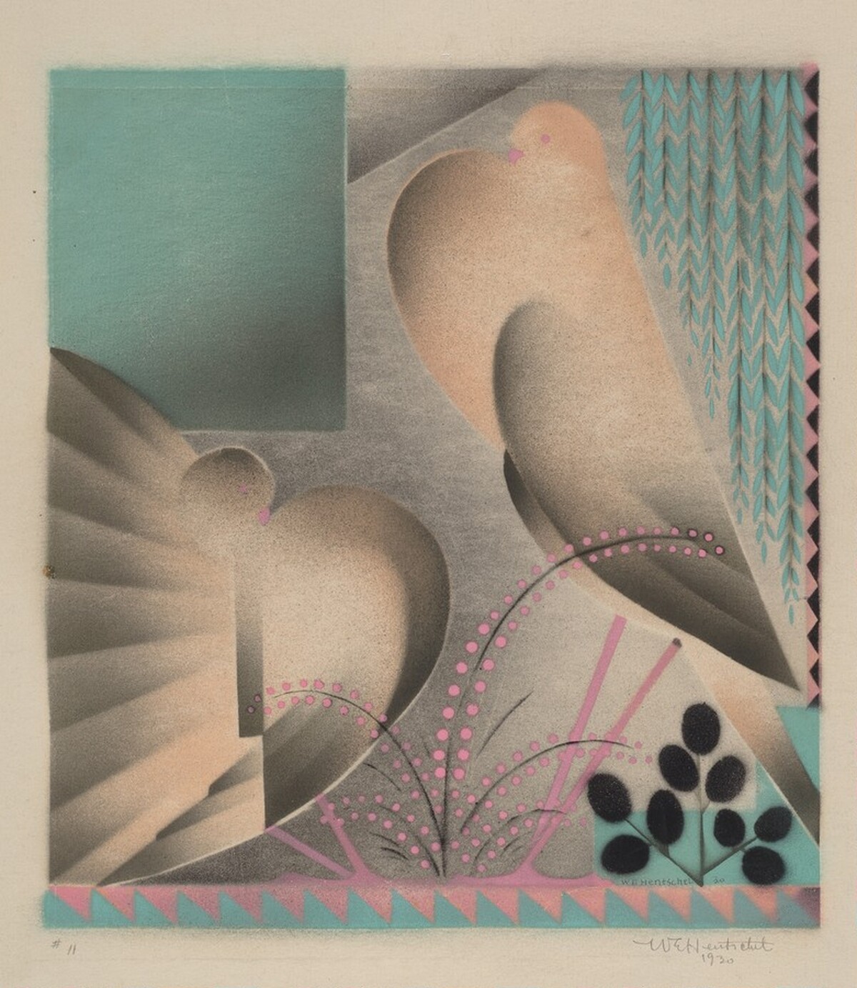Pigeons by W. E. Hentschel