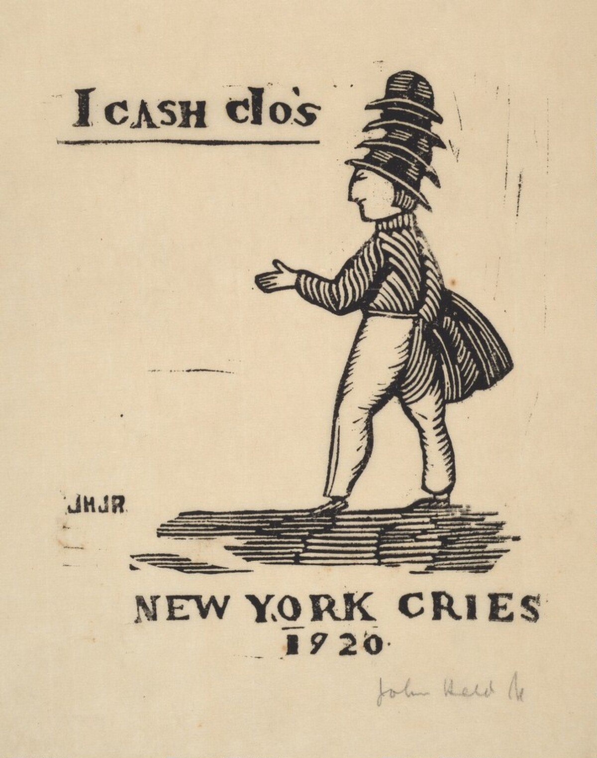 I Cash C/O's - New York Cries by John Held Jr.