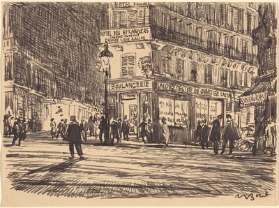 Night, Boulevard St.-Michel, Paris
