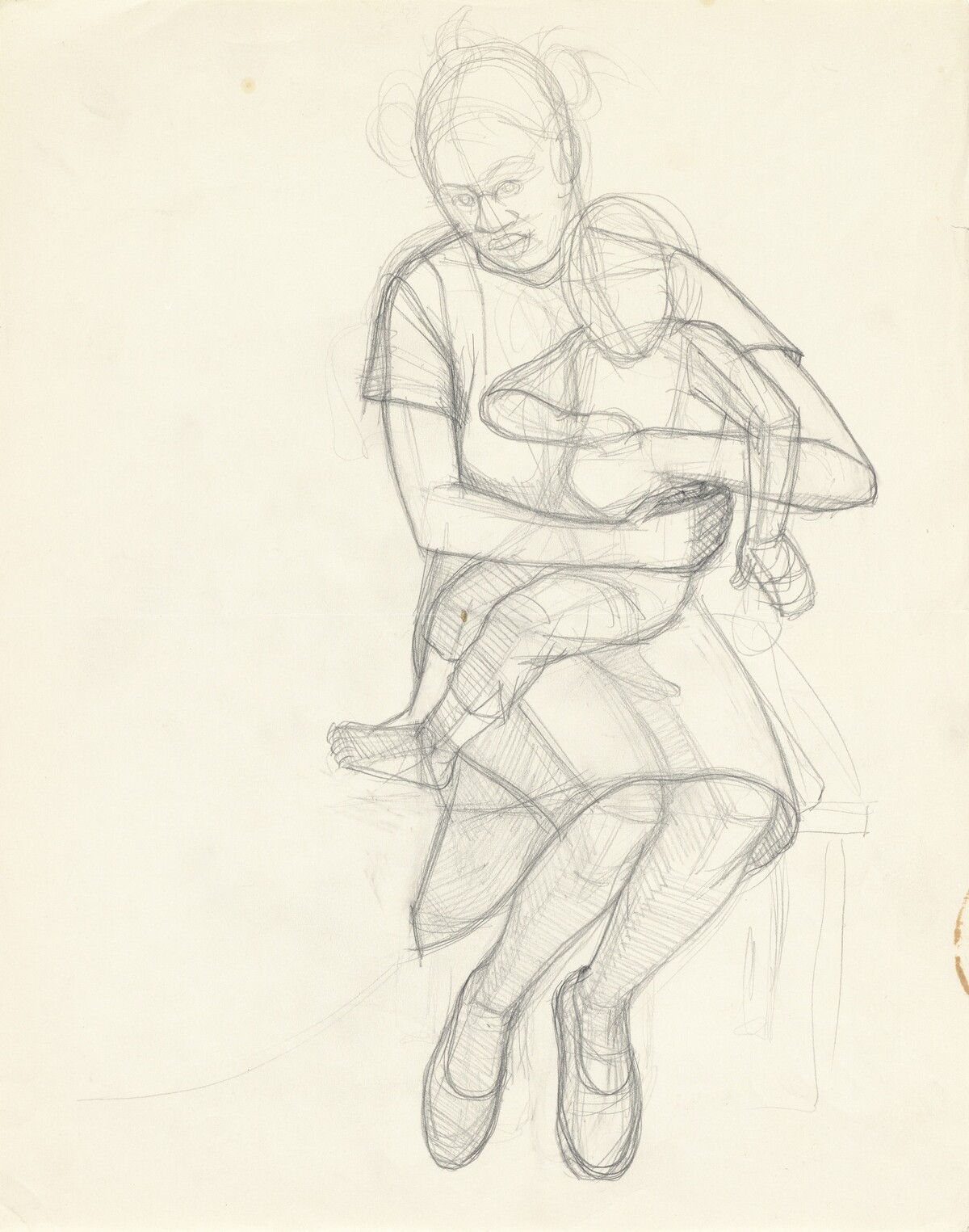 Study for "Great America" (Mother and Child) by Kerry James Marshall