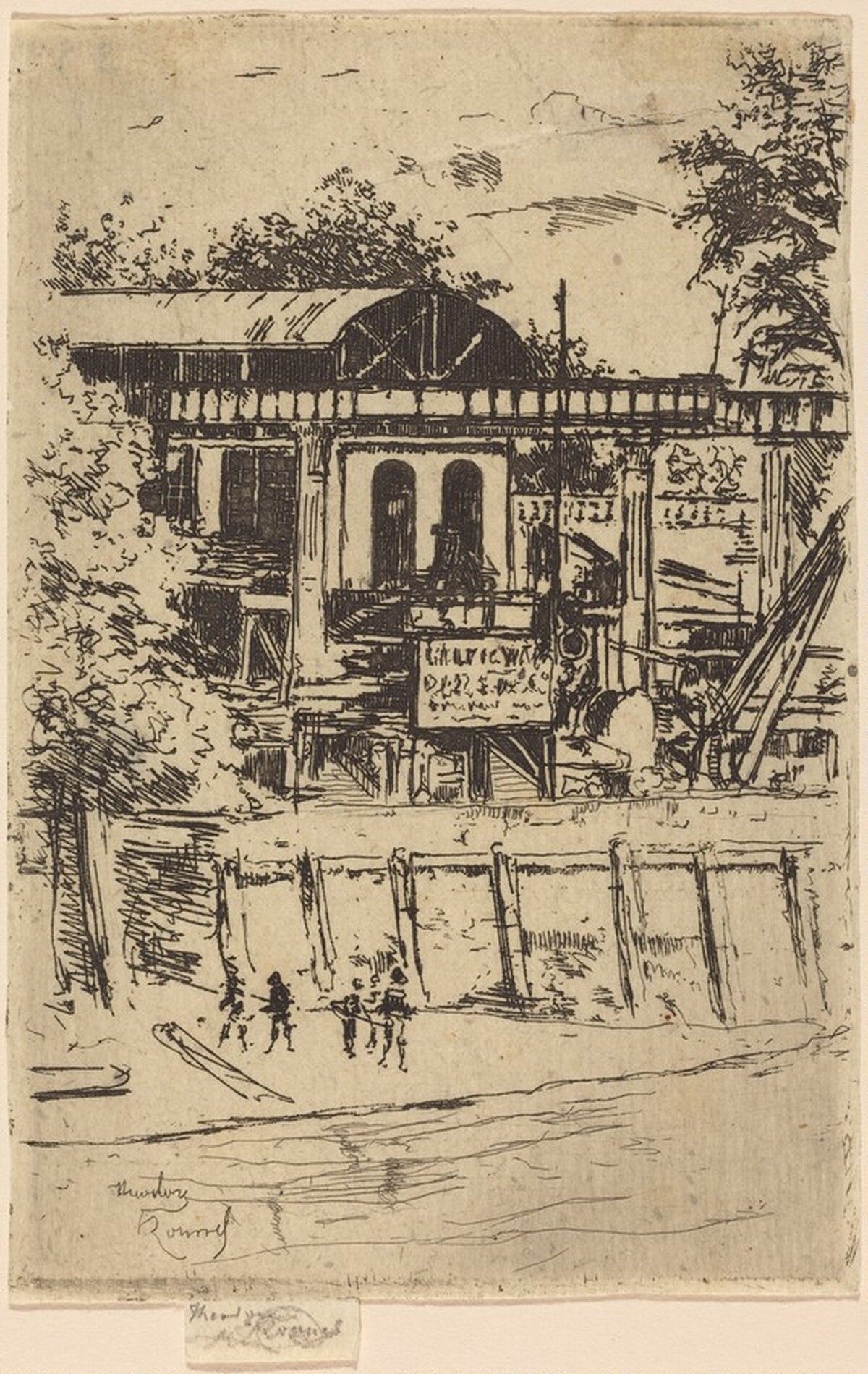 The Saw Mill, Putney by Théodore Roussel
