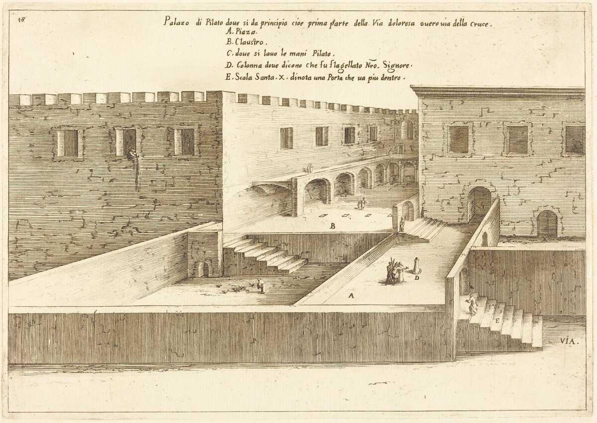 House of Pilate by Jacques Callot