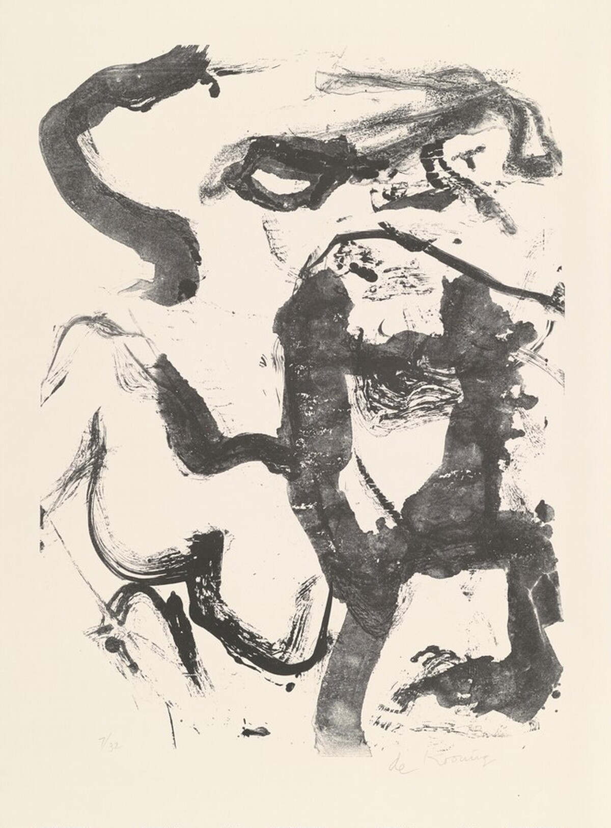Figure at Gerard Beach by Willem de Kooning