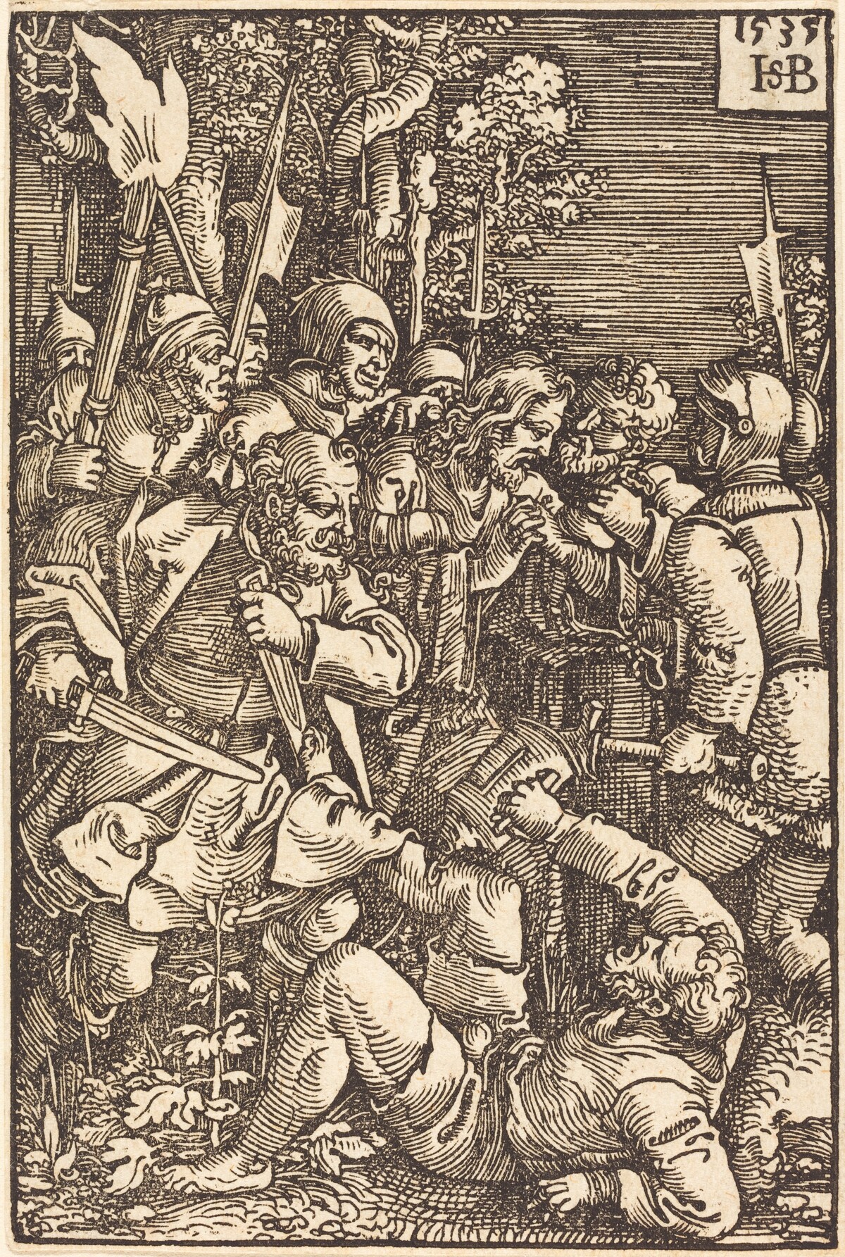 The Betrayal of Christ by Sebald Beham