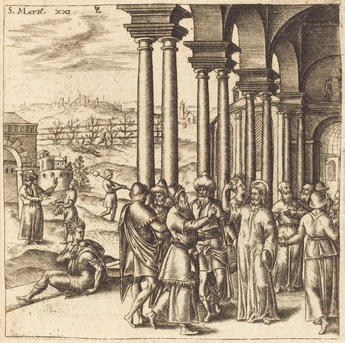 Christ in the Temple by Léonard Gaultier