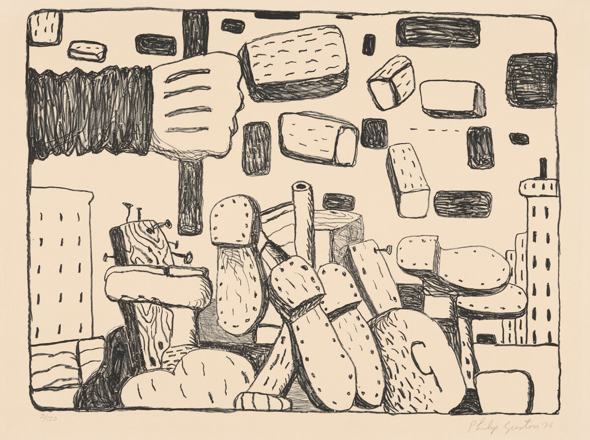 The Street by Philip Guston