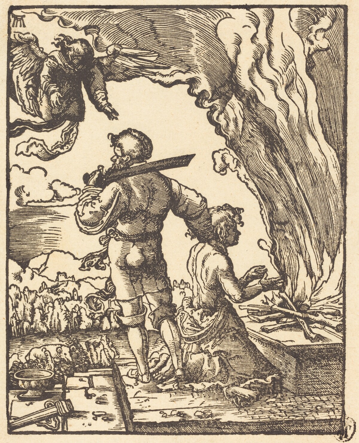 Abraham's Sacrifice by Albrecht Altdorfer