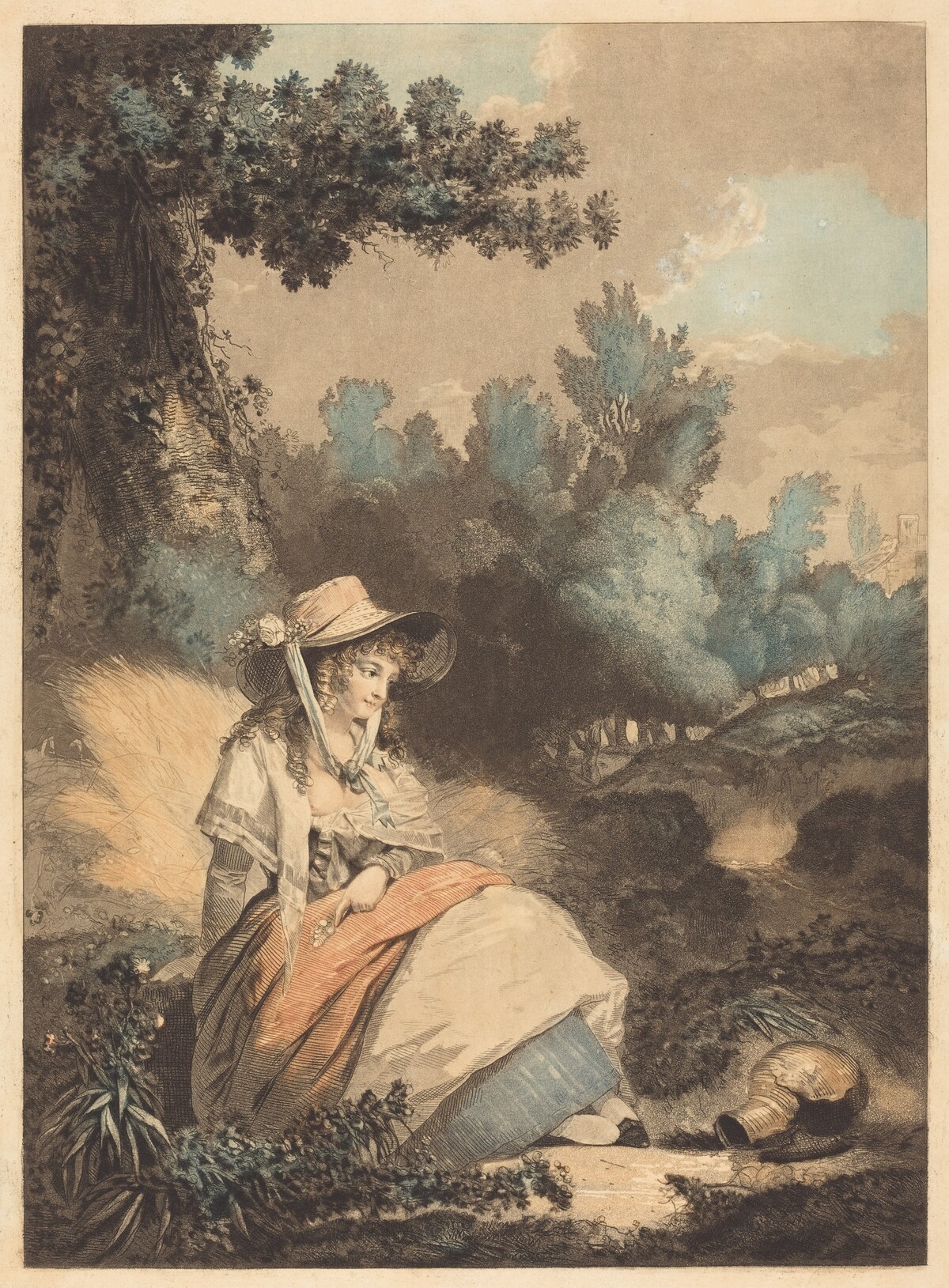 Pauvre Annette by Philibert-Louis Debucourt