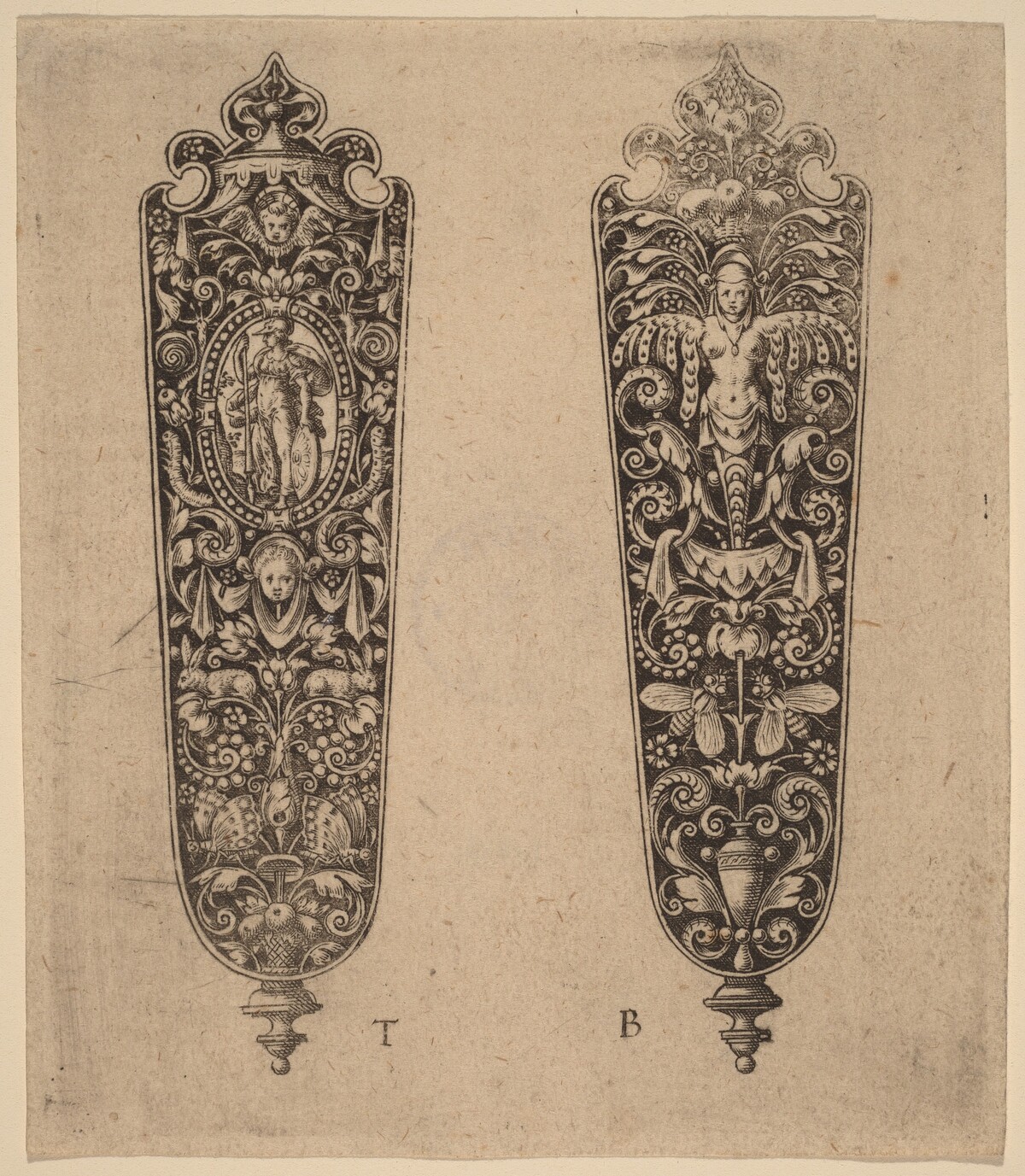 Ornament for Knife Handle by Theodor de Bry