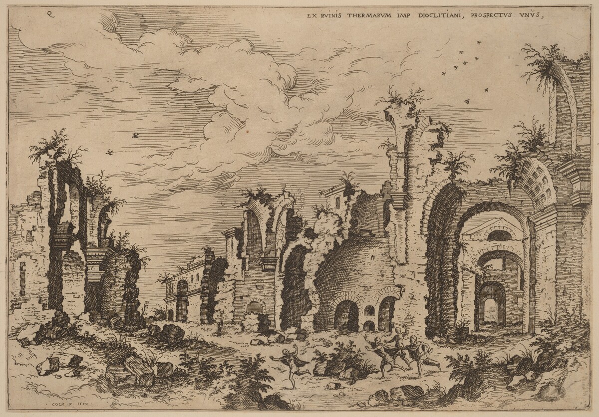 The Baths of Diocletian by Hieronymus Cock