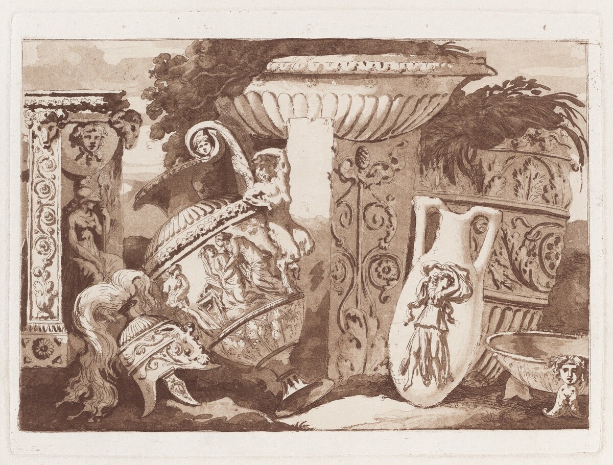 Composition with Antique Fragments by Jean Jacques Lagrenée II