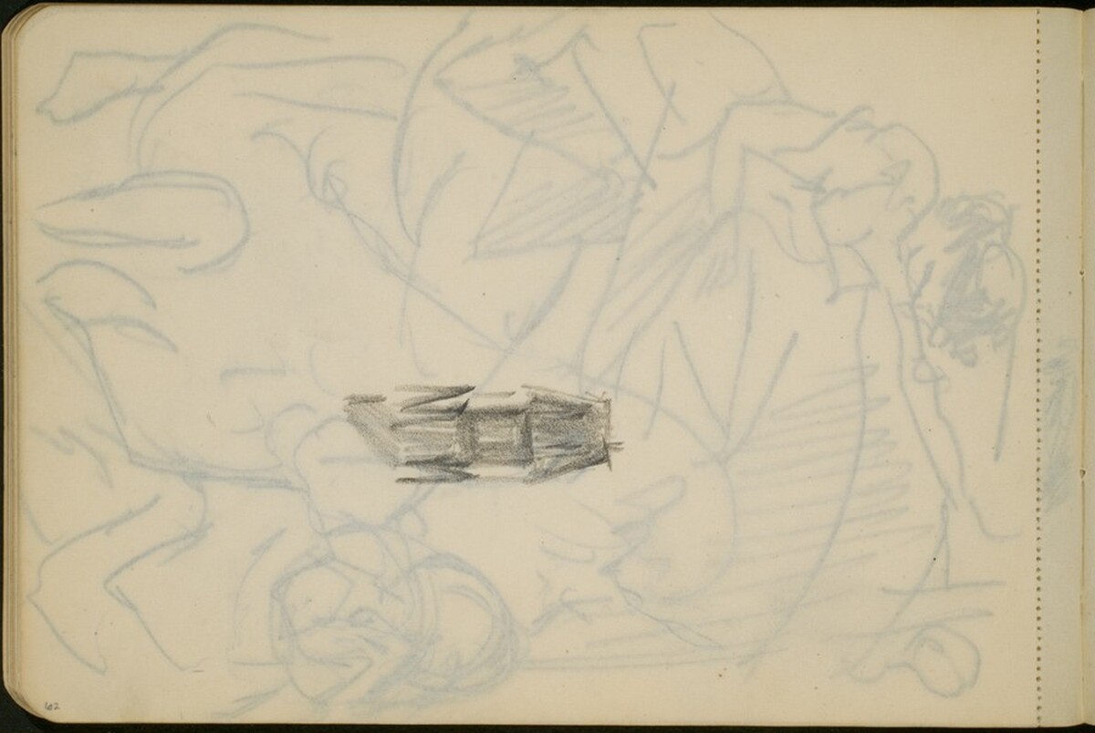 Begonnene Skizze (Unfinished Sketch) [p. 62] by Max Beckmann