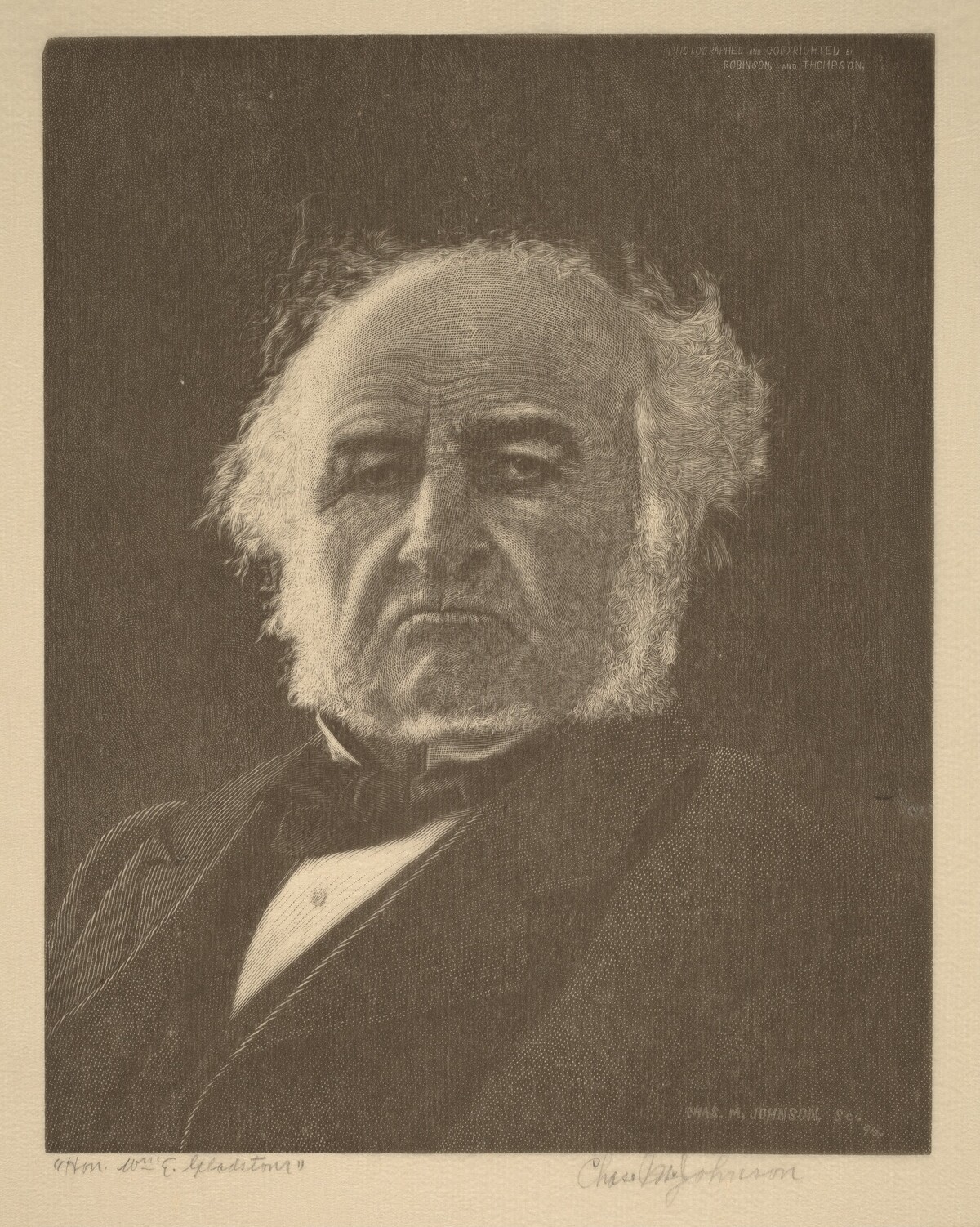 William Gladstone by Charles M. Johnson