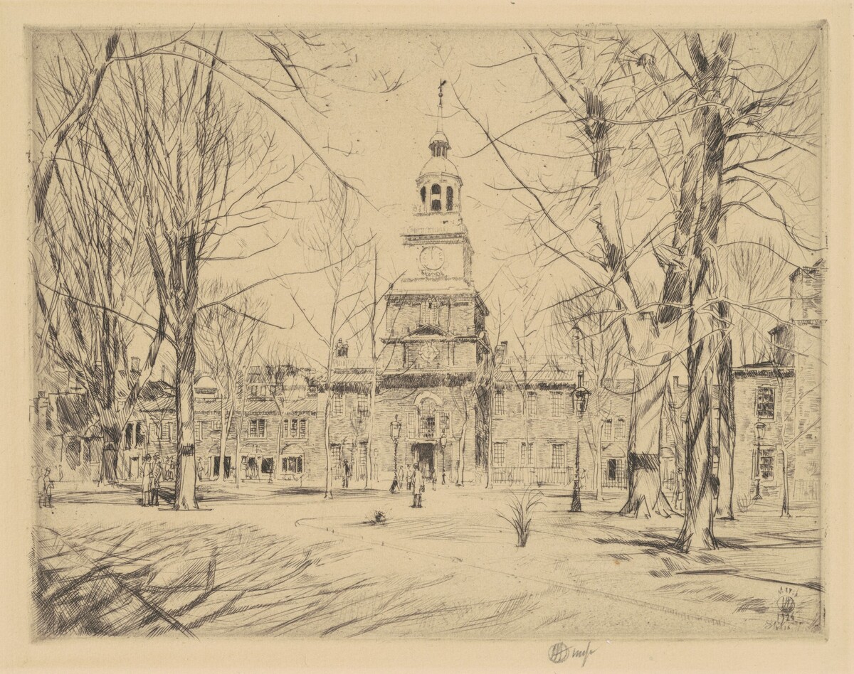 Independence Hall by Childe Hassam