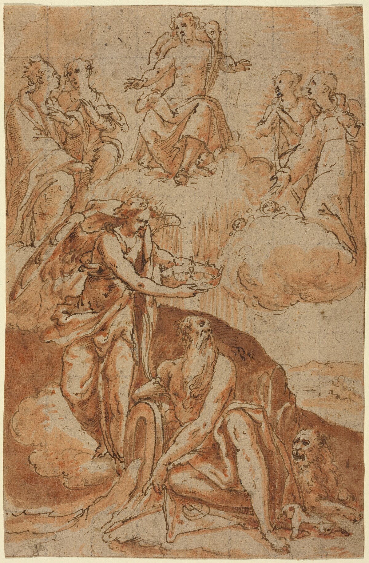 Saint Jerome (?) by Netherlandish 16th Century