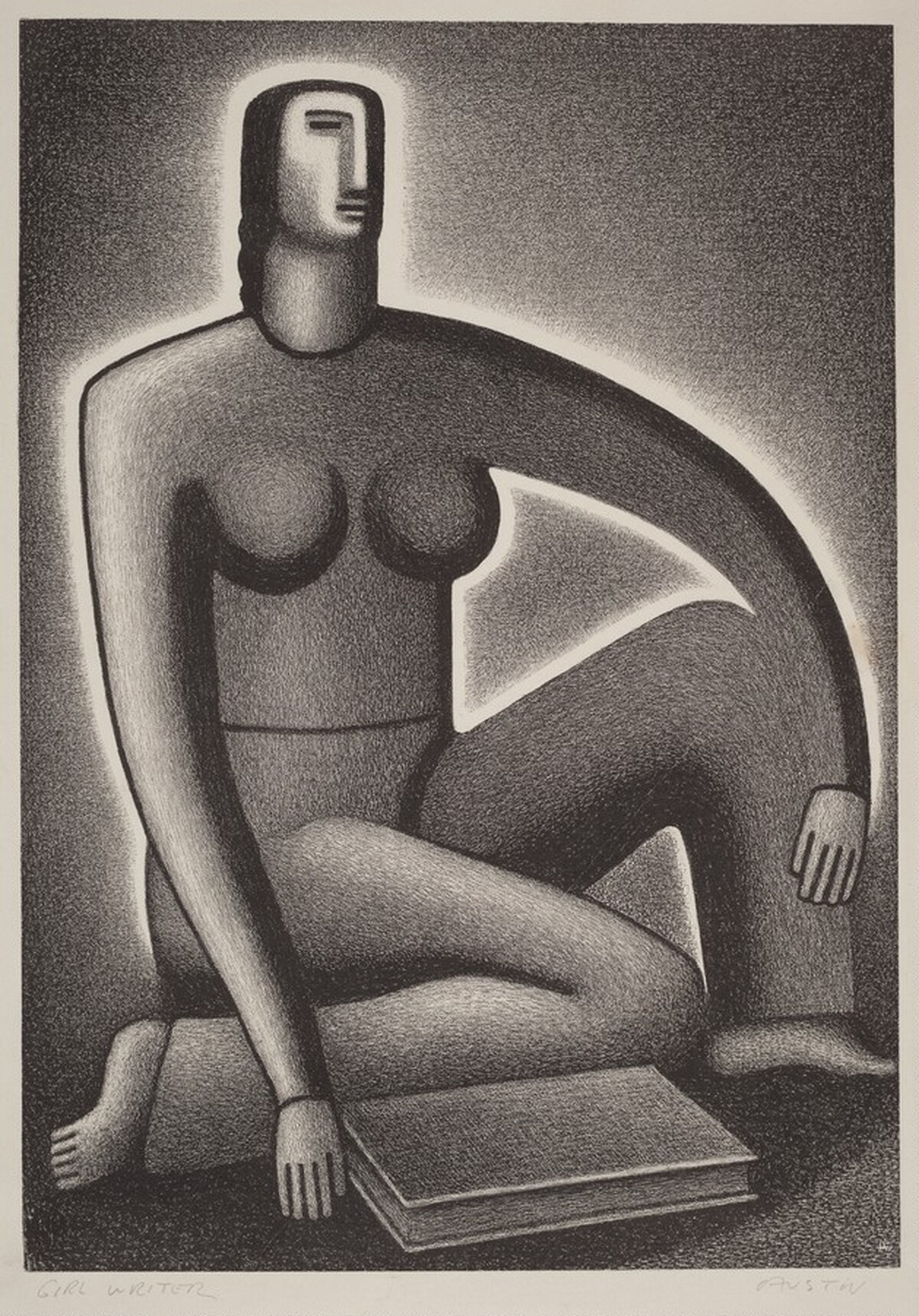 Girl Writer by Ralph Austin